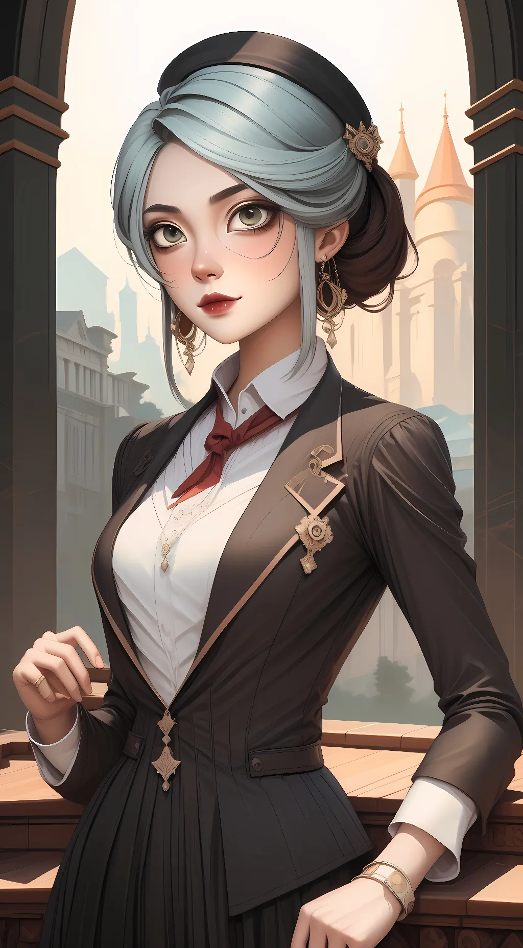 ai character: Melodie. background