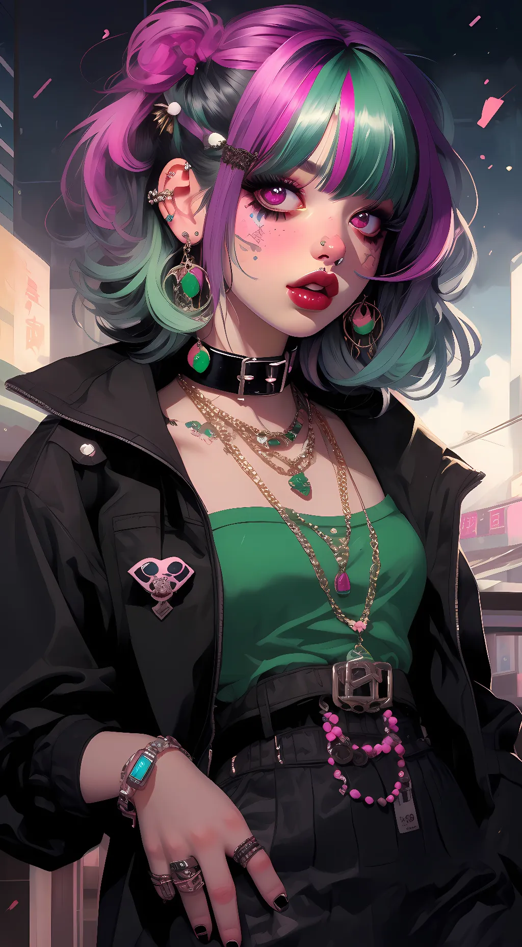 ai character: Aria Skye background