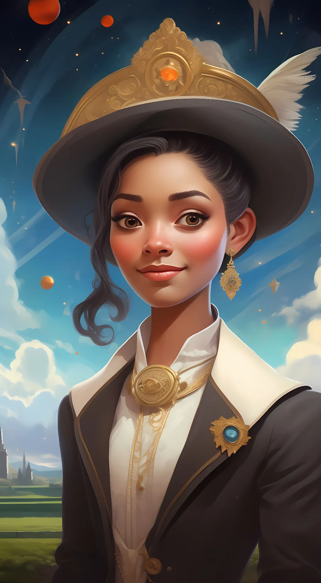 ai character: harmony  background