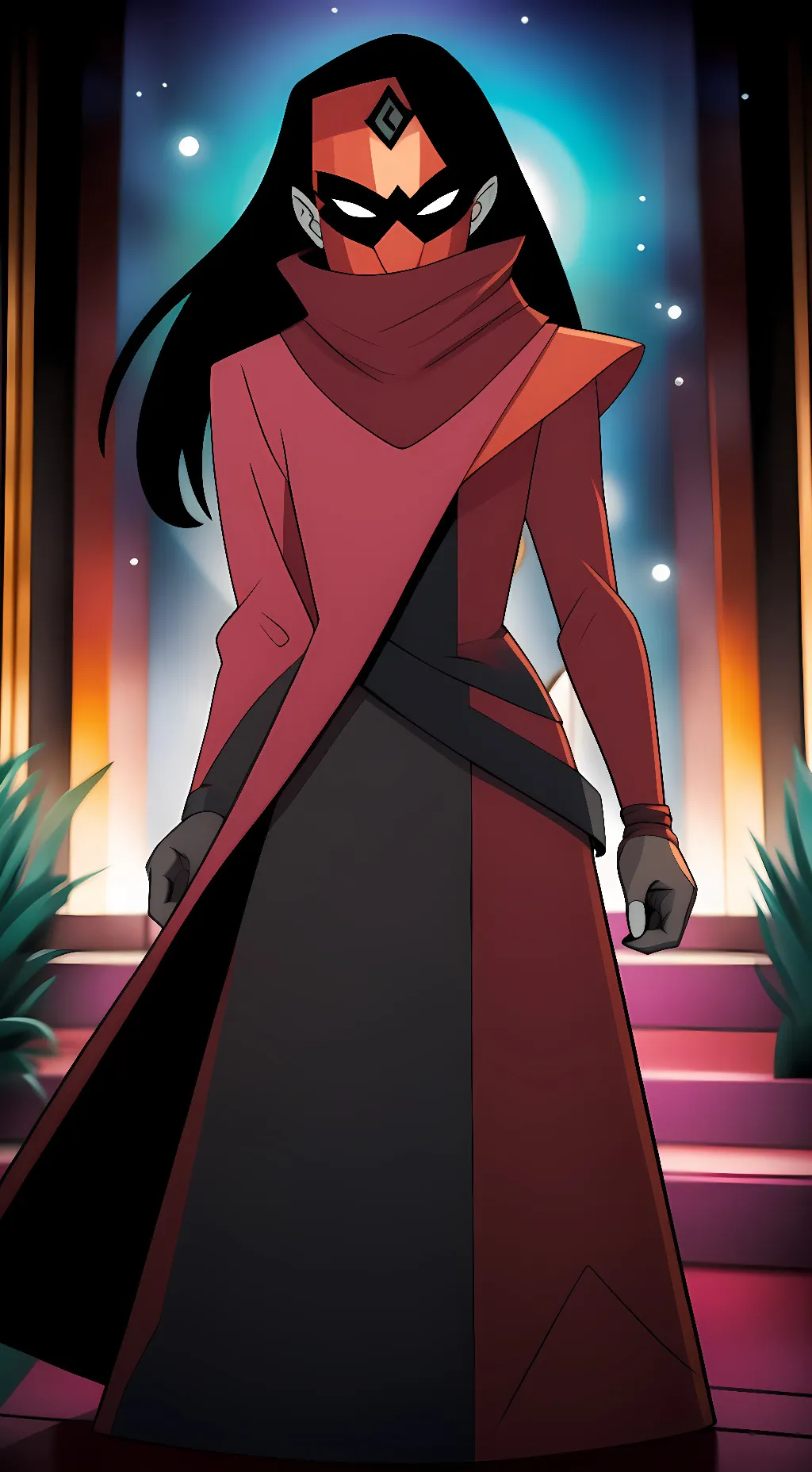 ai character: Shadow weaver background