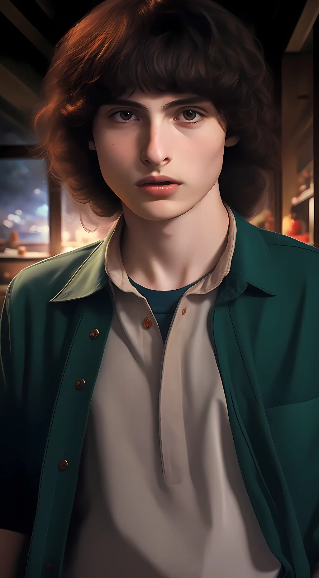 ai character: Mike Wheeler background