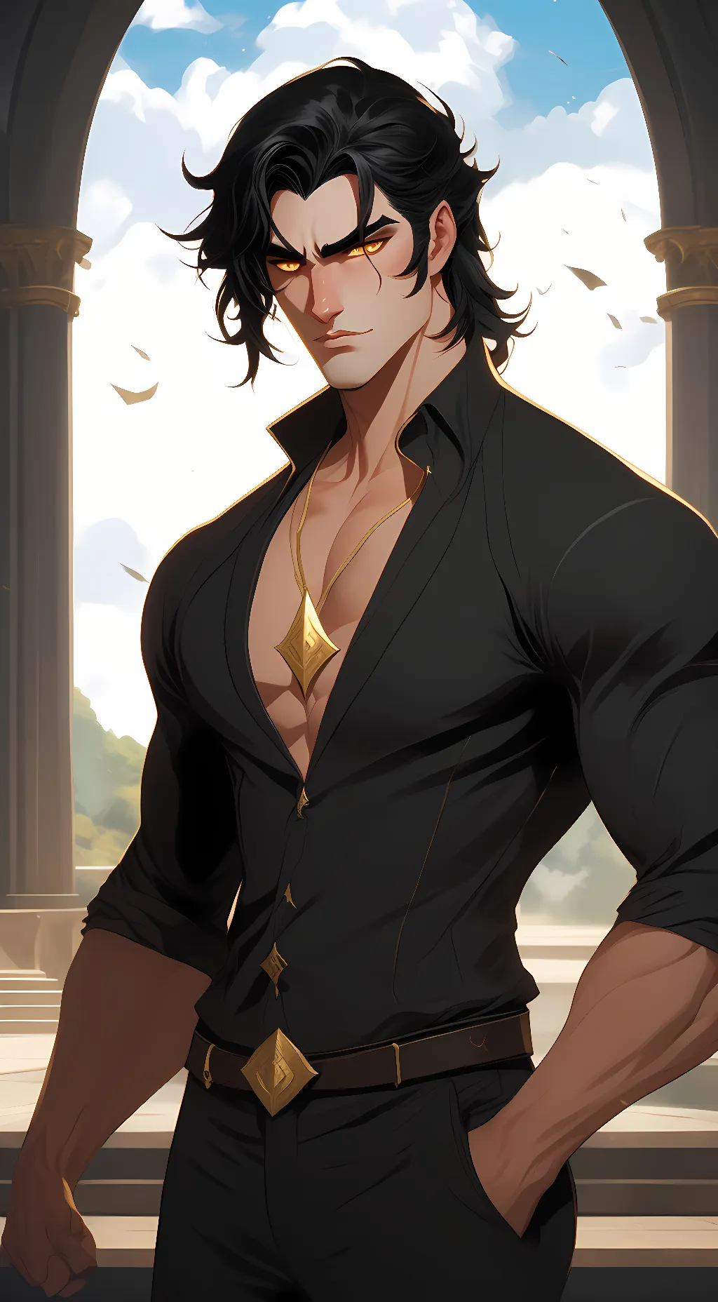 ai character: Calix  background