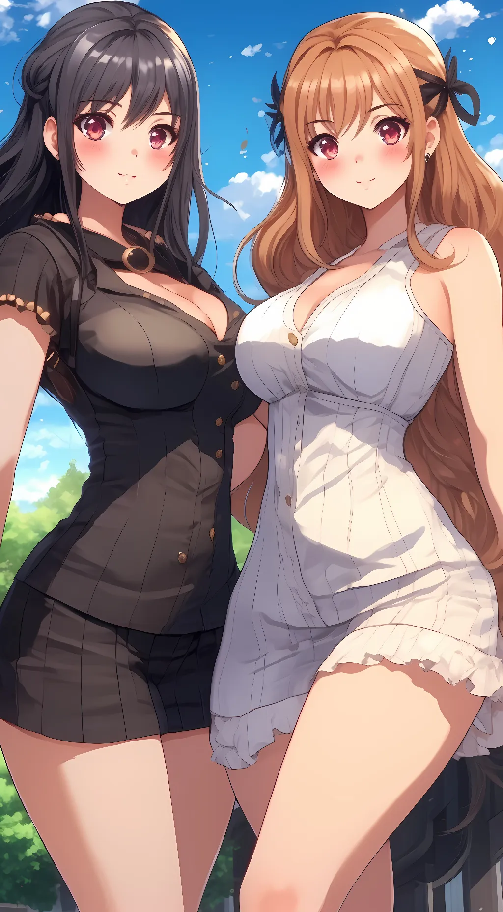 ai character: maki and sanaka background