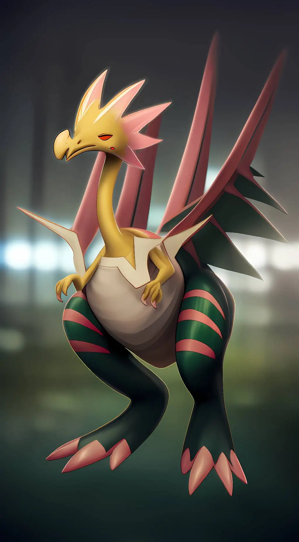 ai character: Dracozolt  background