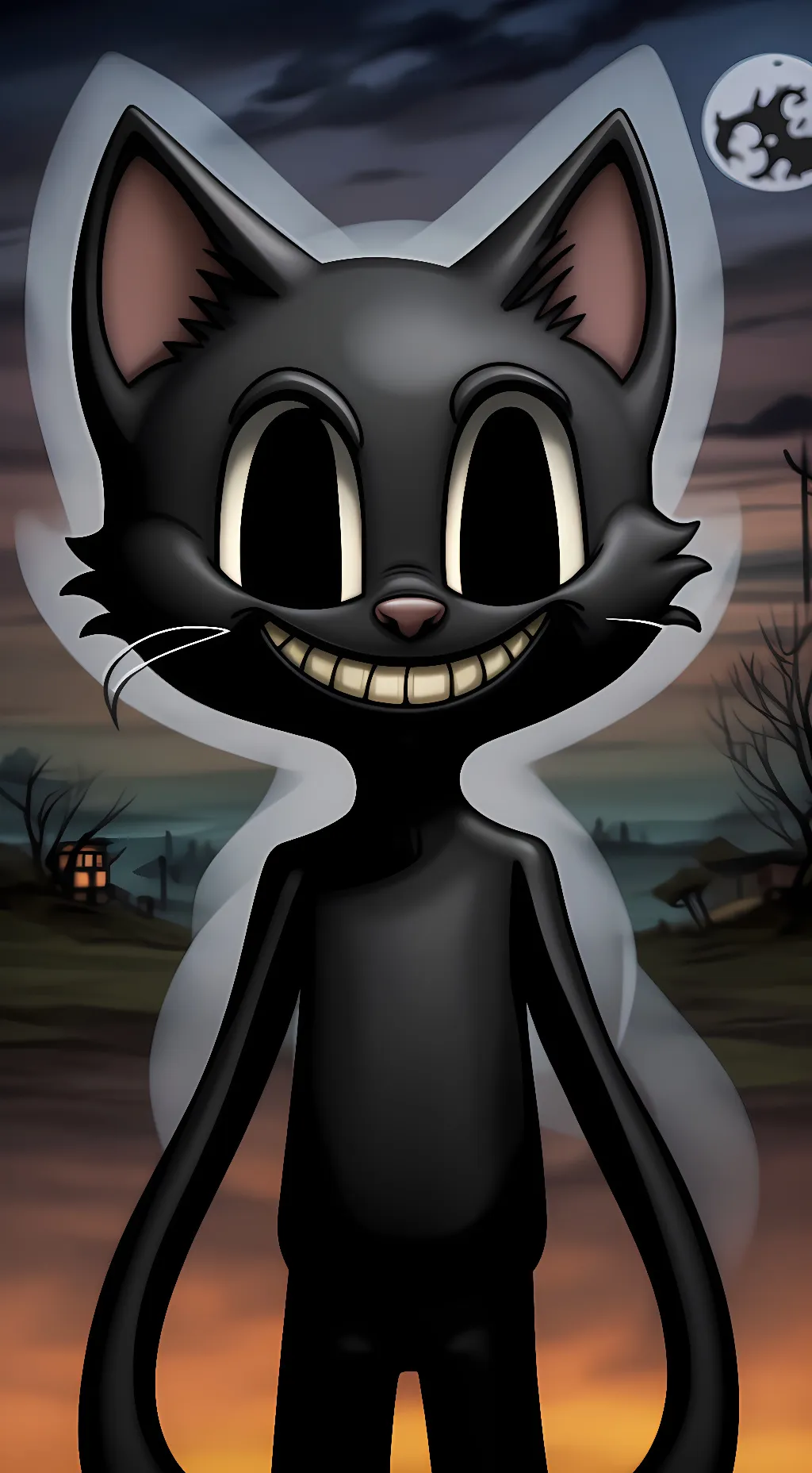 ai character: cartoon cat background