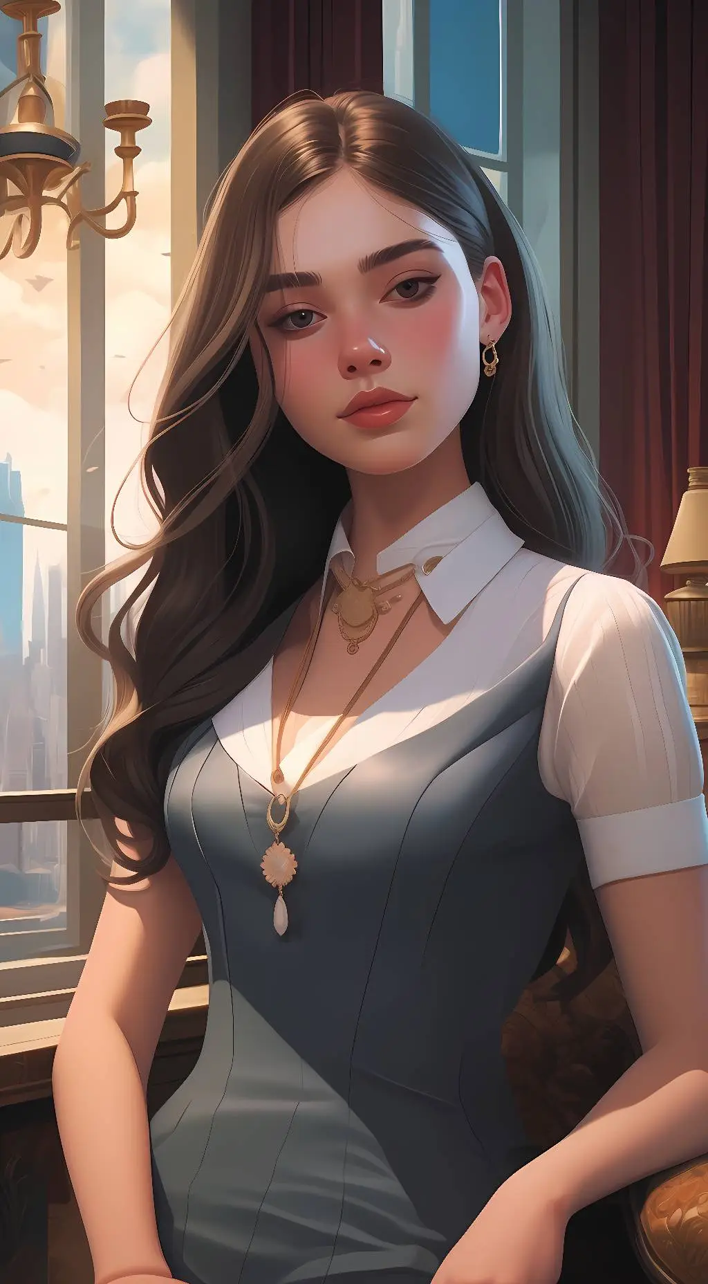 ai character: Hannah  background