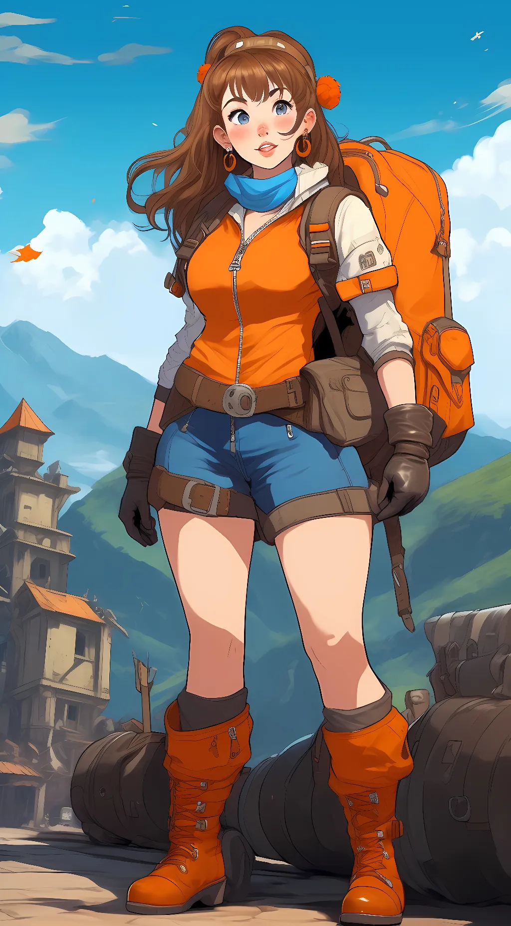 ai character: Diane  background