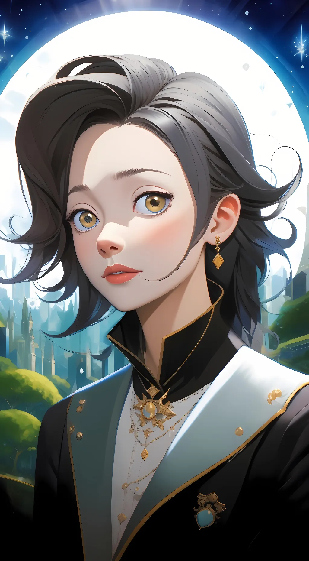 ai character: nezuko  background