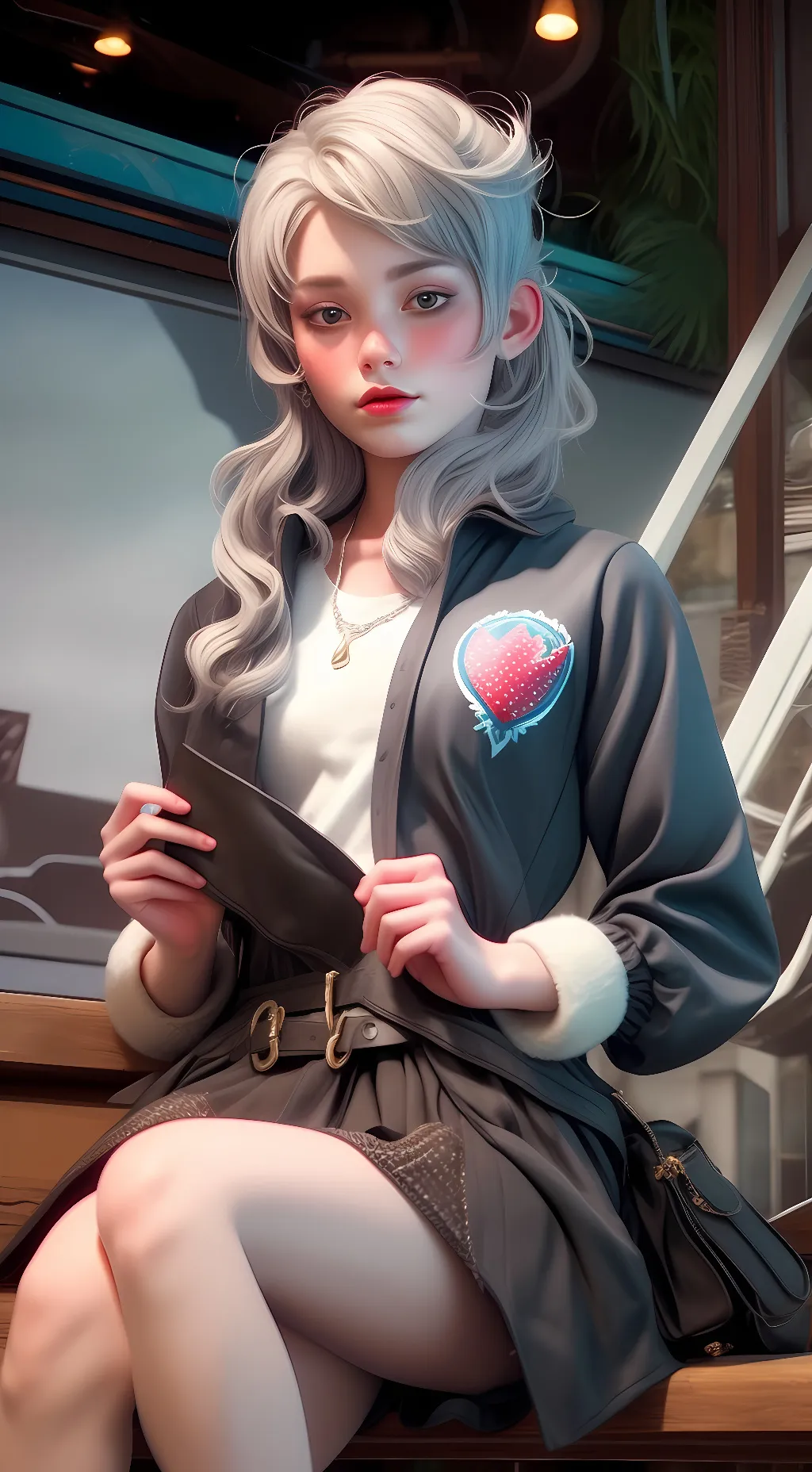 ai character: Kate  background
