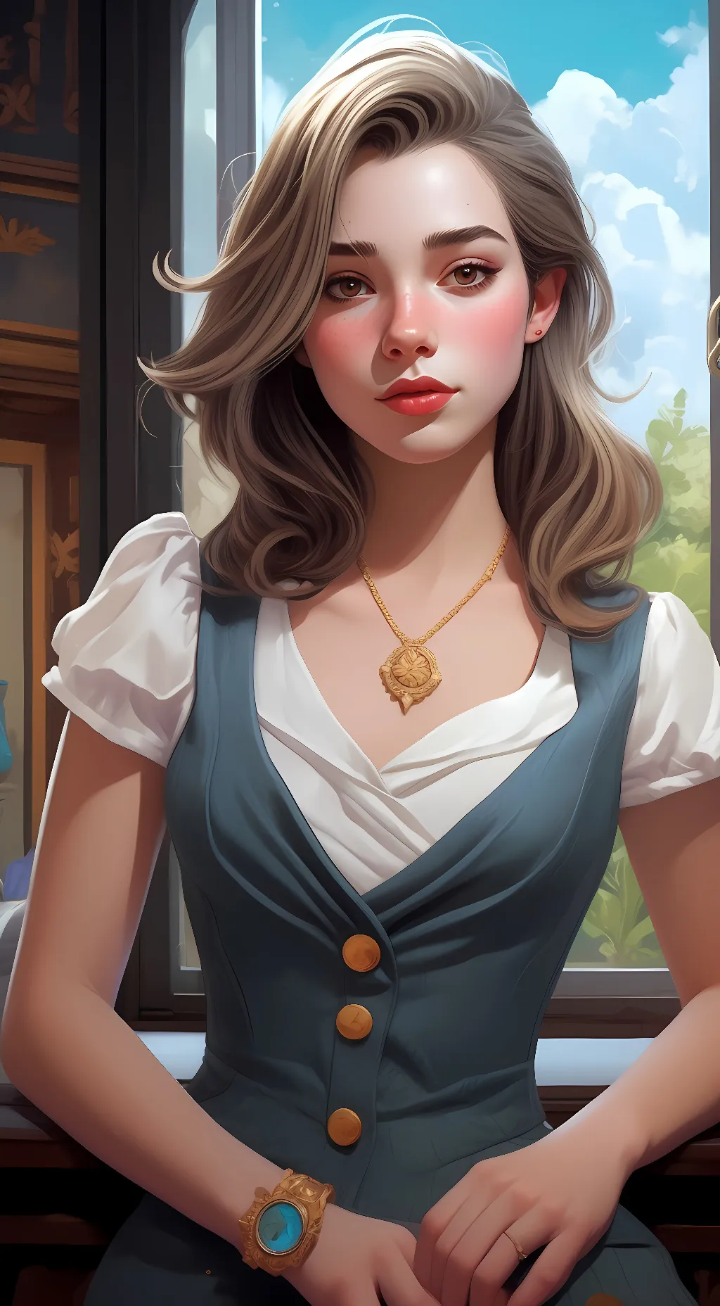 ai character: Olivia background