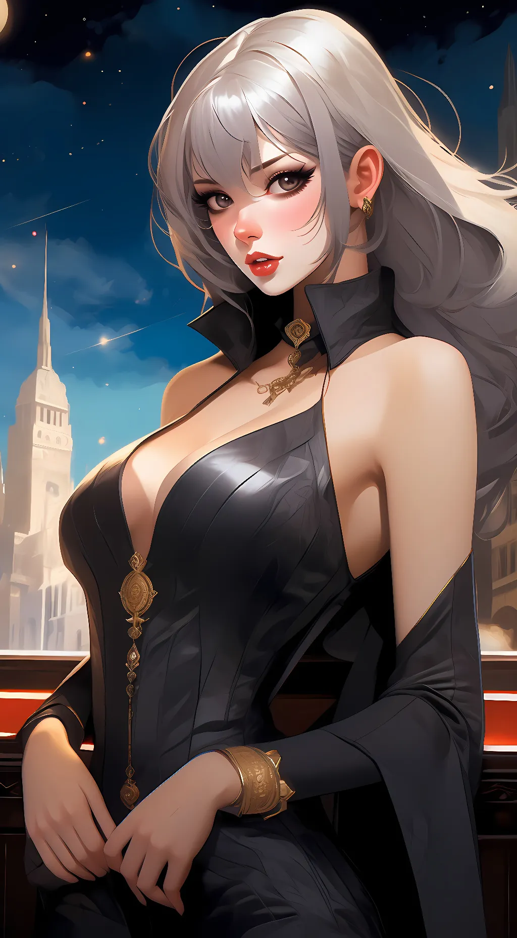 ai character: luna background