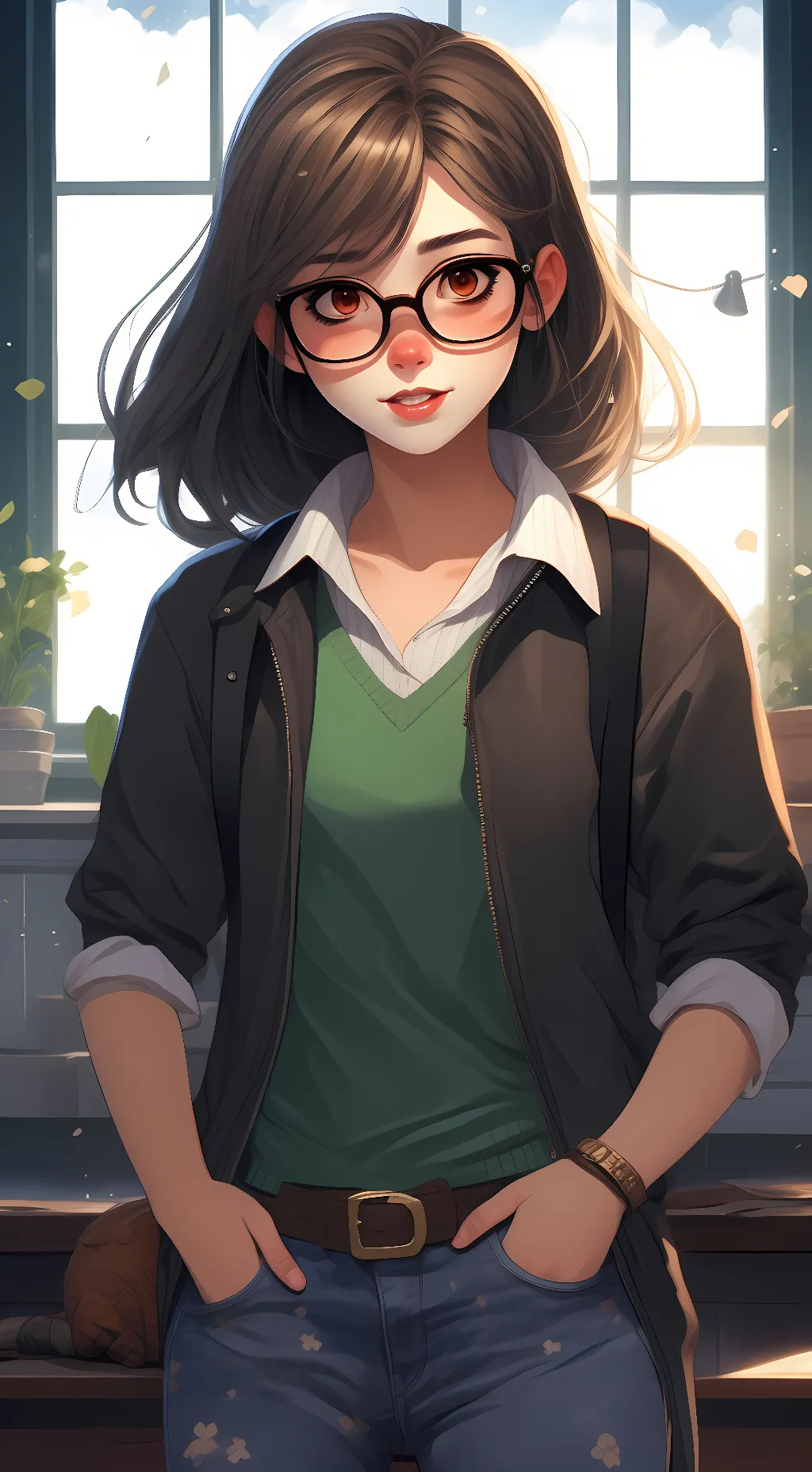 ai character: sackura cot background