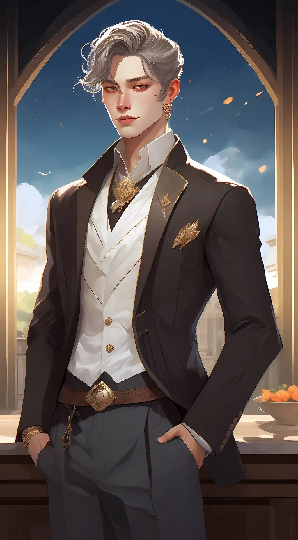 ai character: Ber background