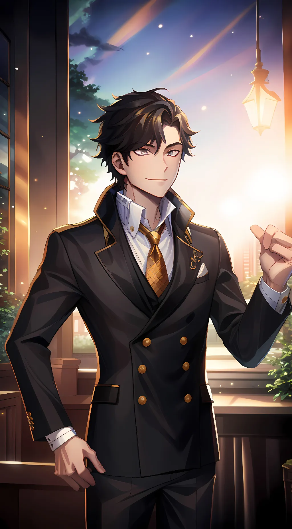 ai character: Noah  background