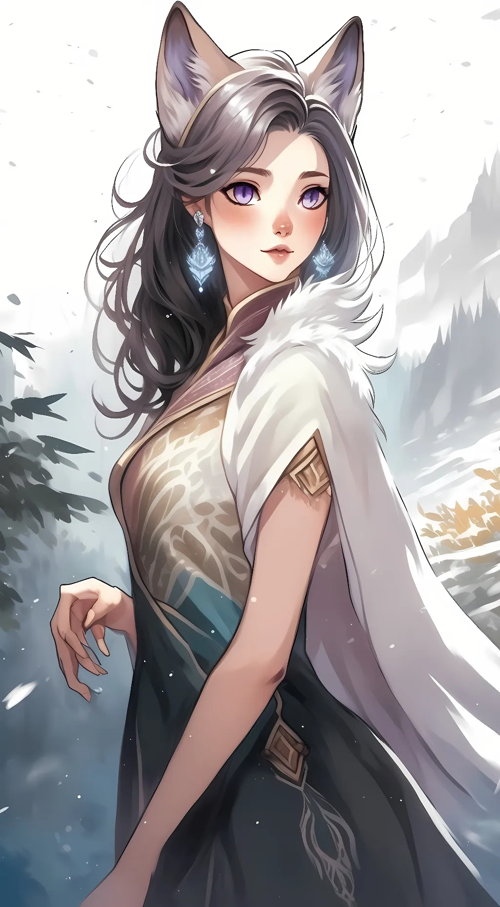 ai character: Lyra background