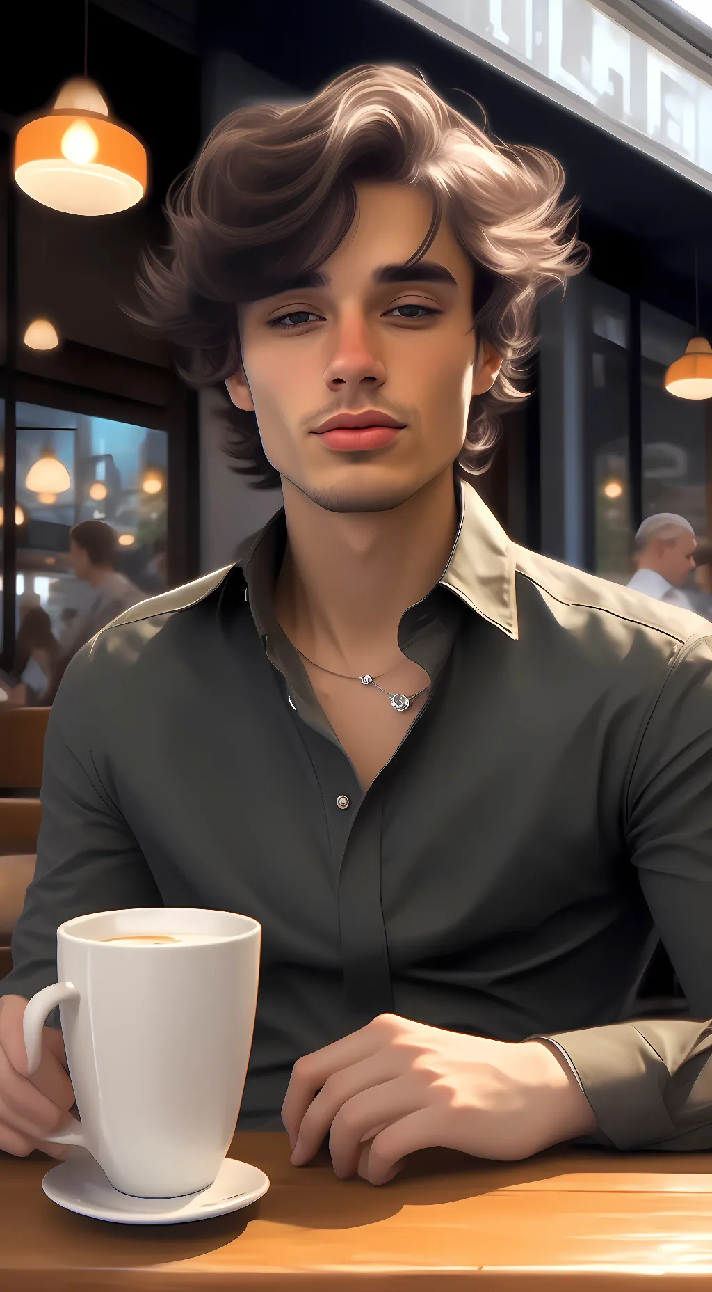 ai character: leo background