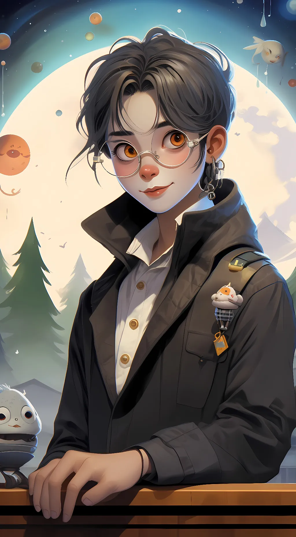 ai character: Moondrop background