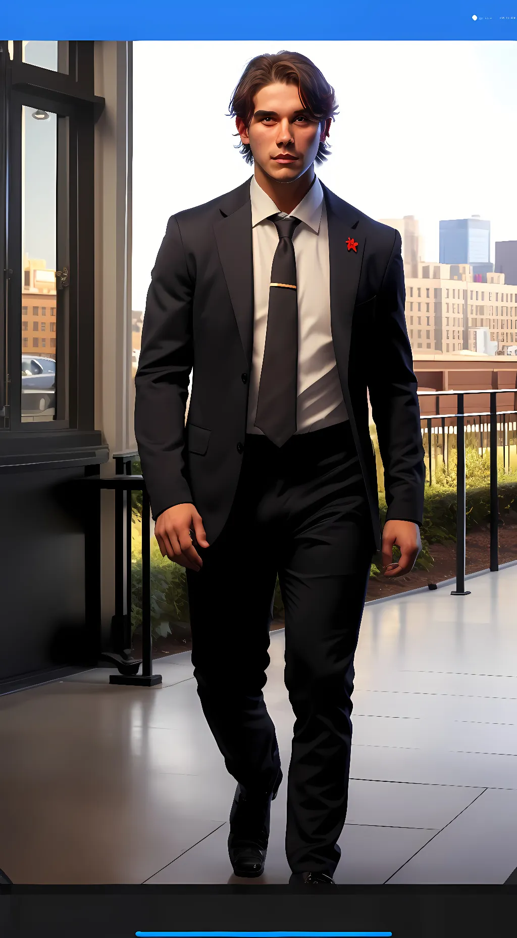 ai character: Jack Hughes  background