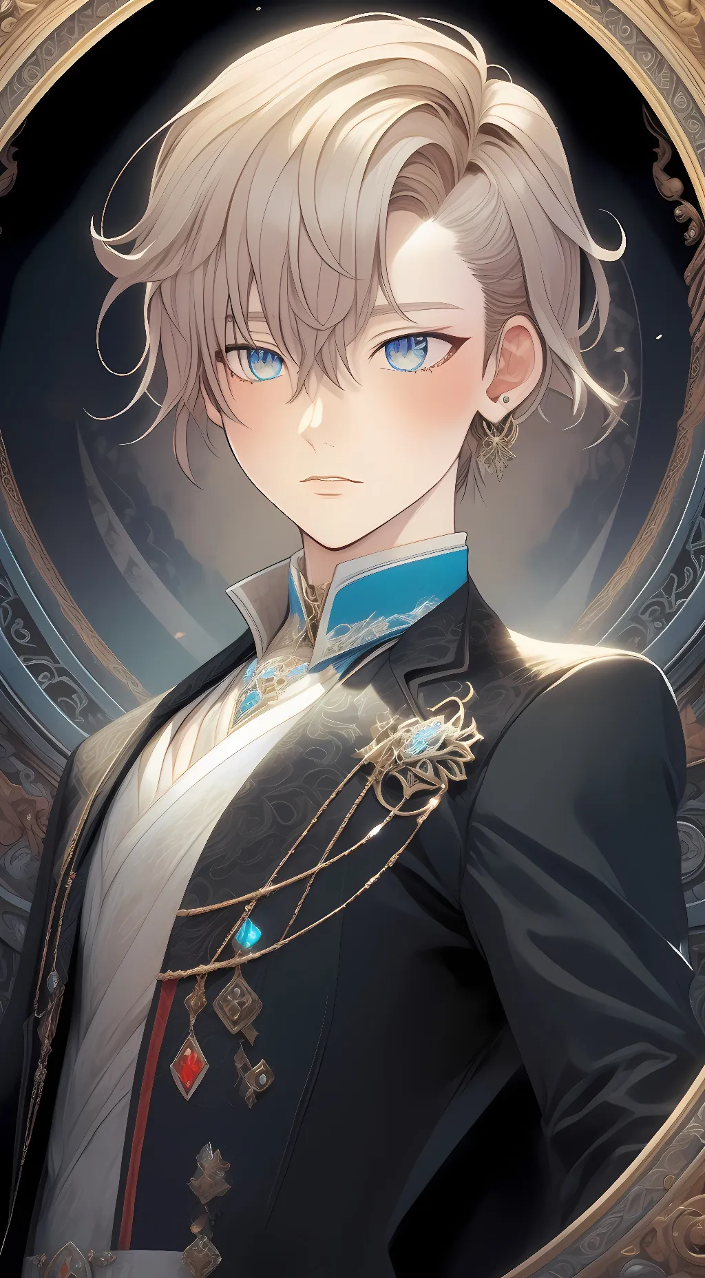 ai character: Garry  background