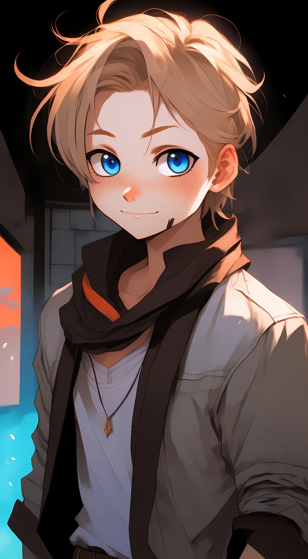 ai character: Ink Sans background