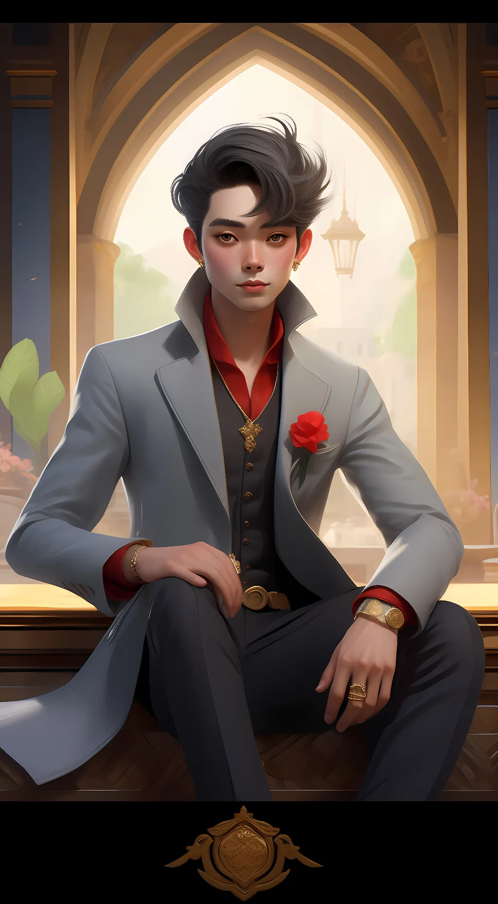 ai character: your brother Ronni background