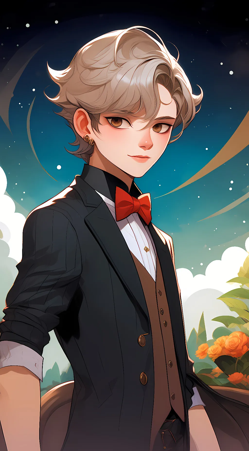 ai character: Angle background