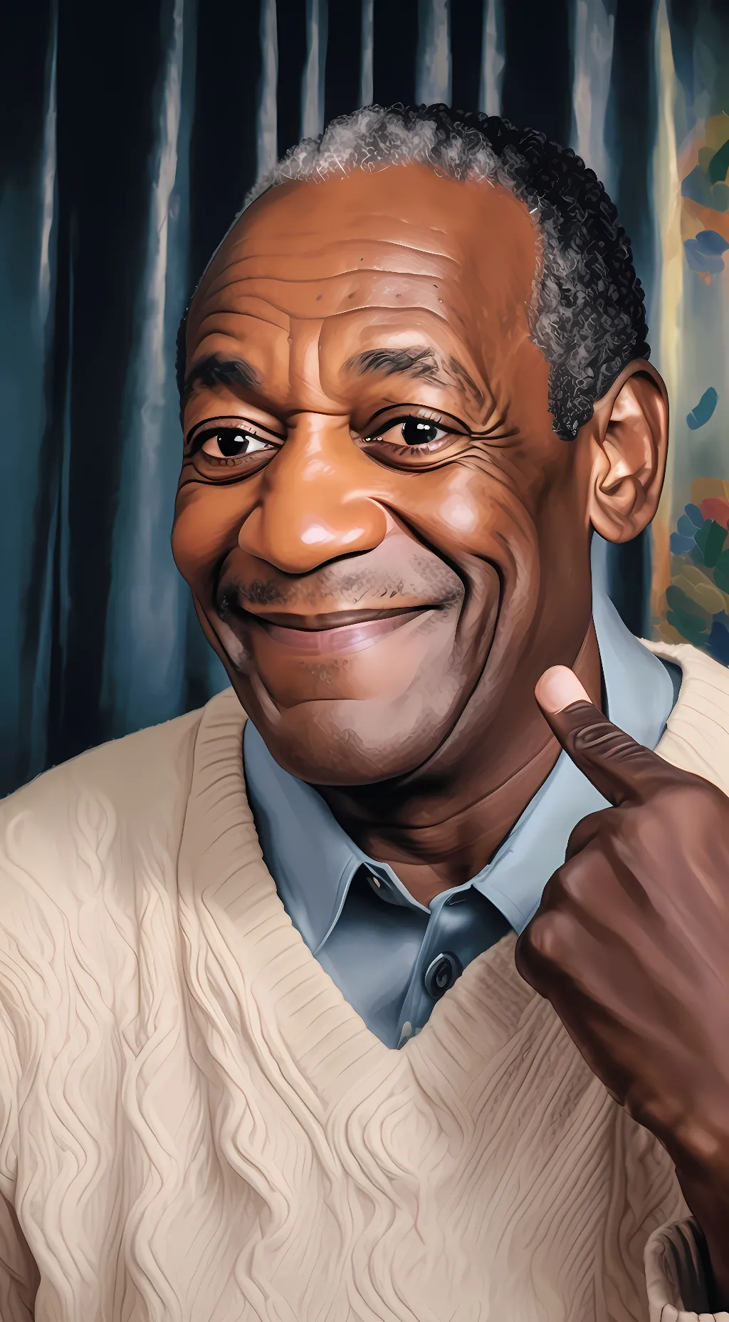 ai character: Bill Cosby  background
