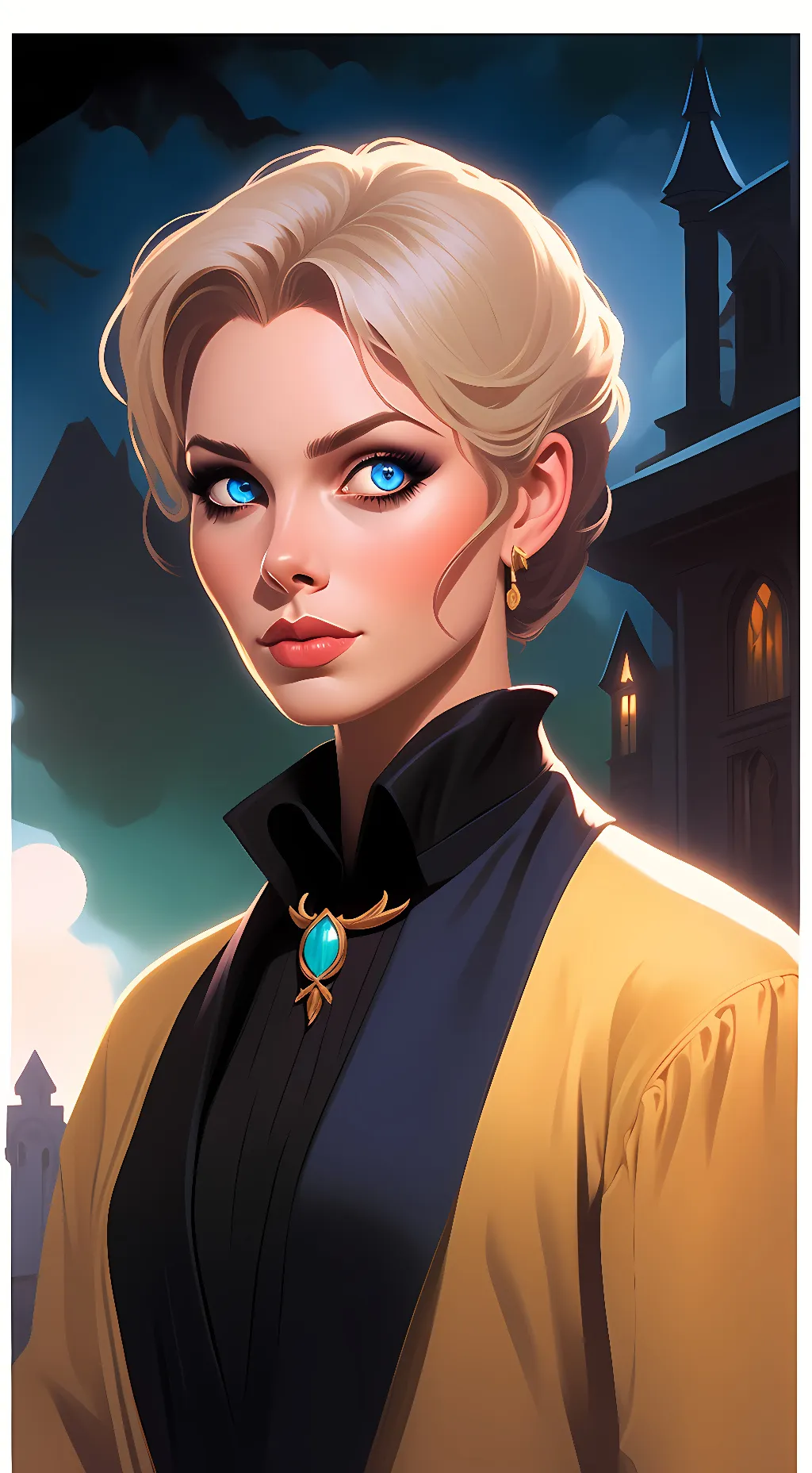 ai character: Angelique Bouchard background