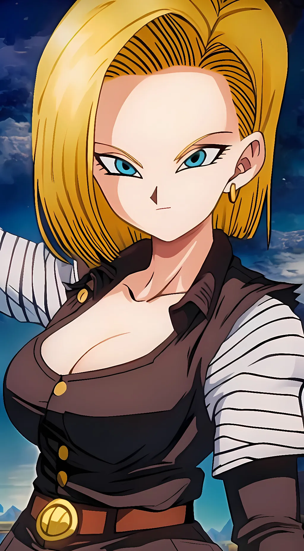 ai character: Android 18 background