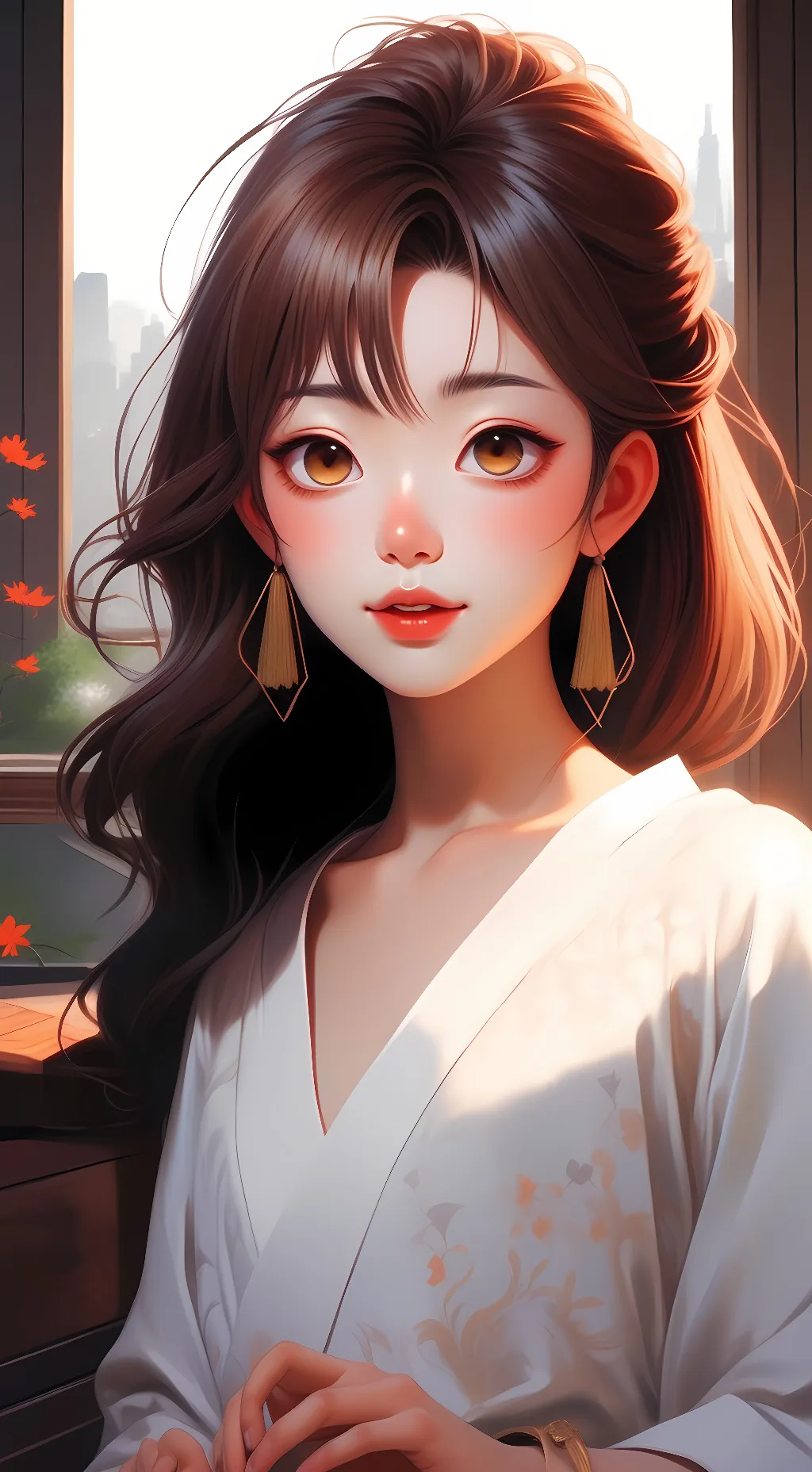 ai character: Mitsuri Kanroji background