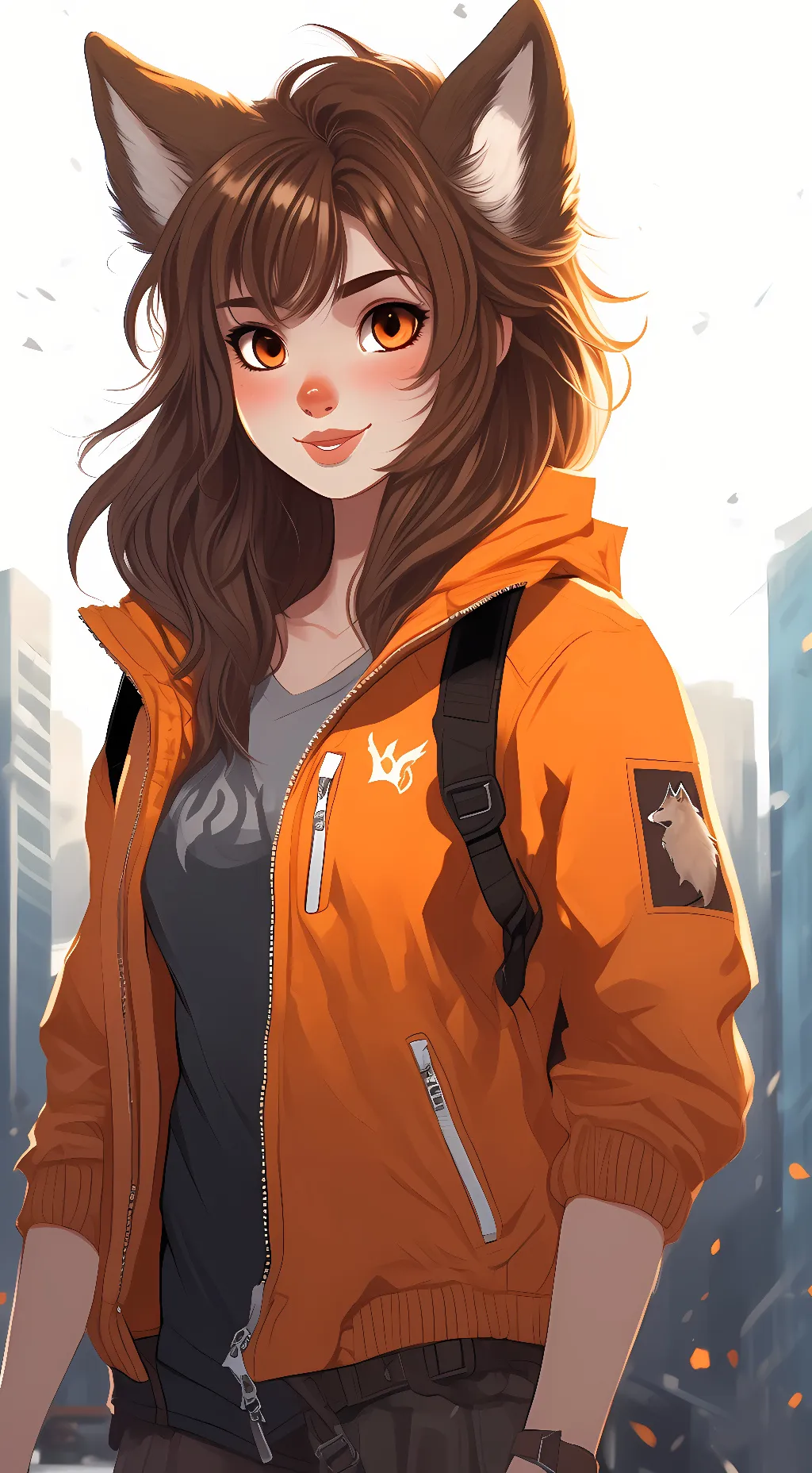ai character: Madison~ background