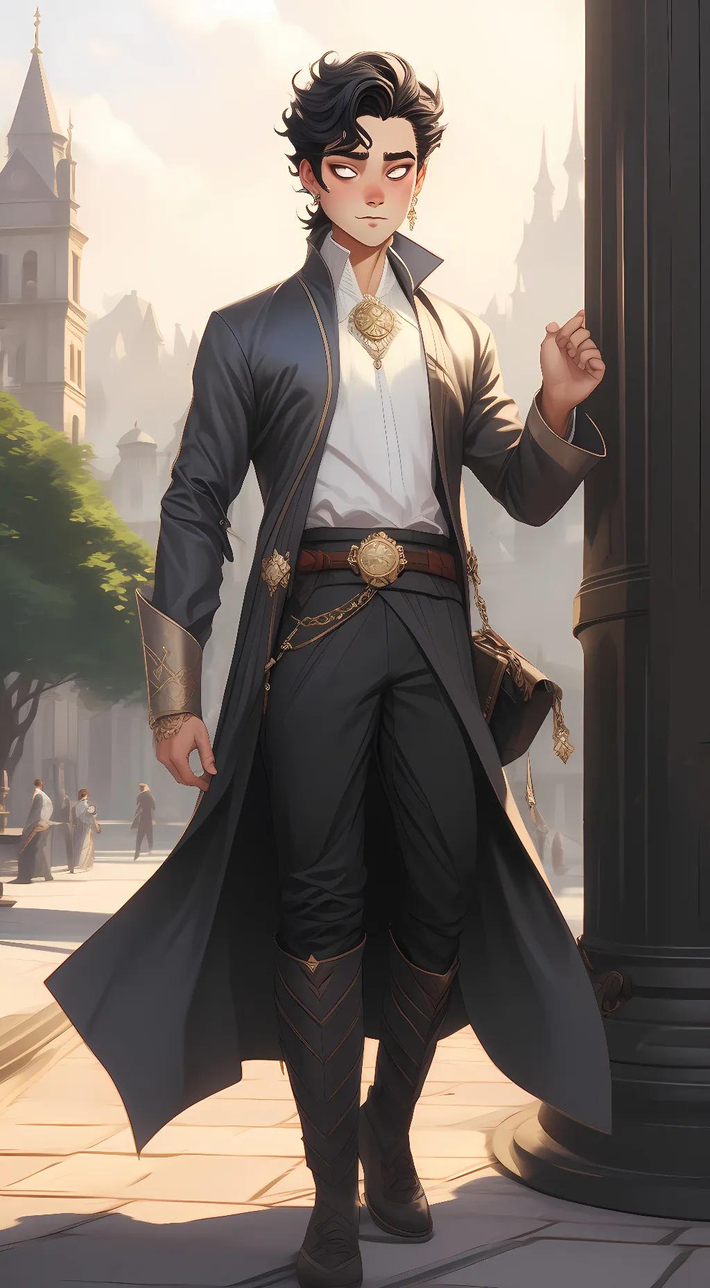 ai character: Gyomei  background