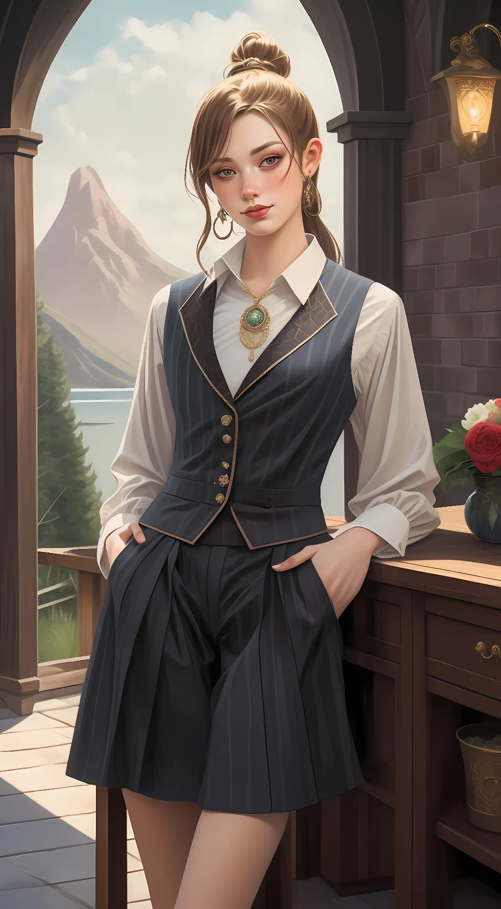ai character: samantha smith background