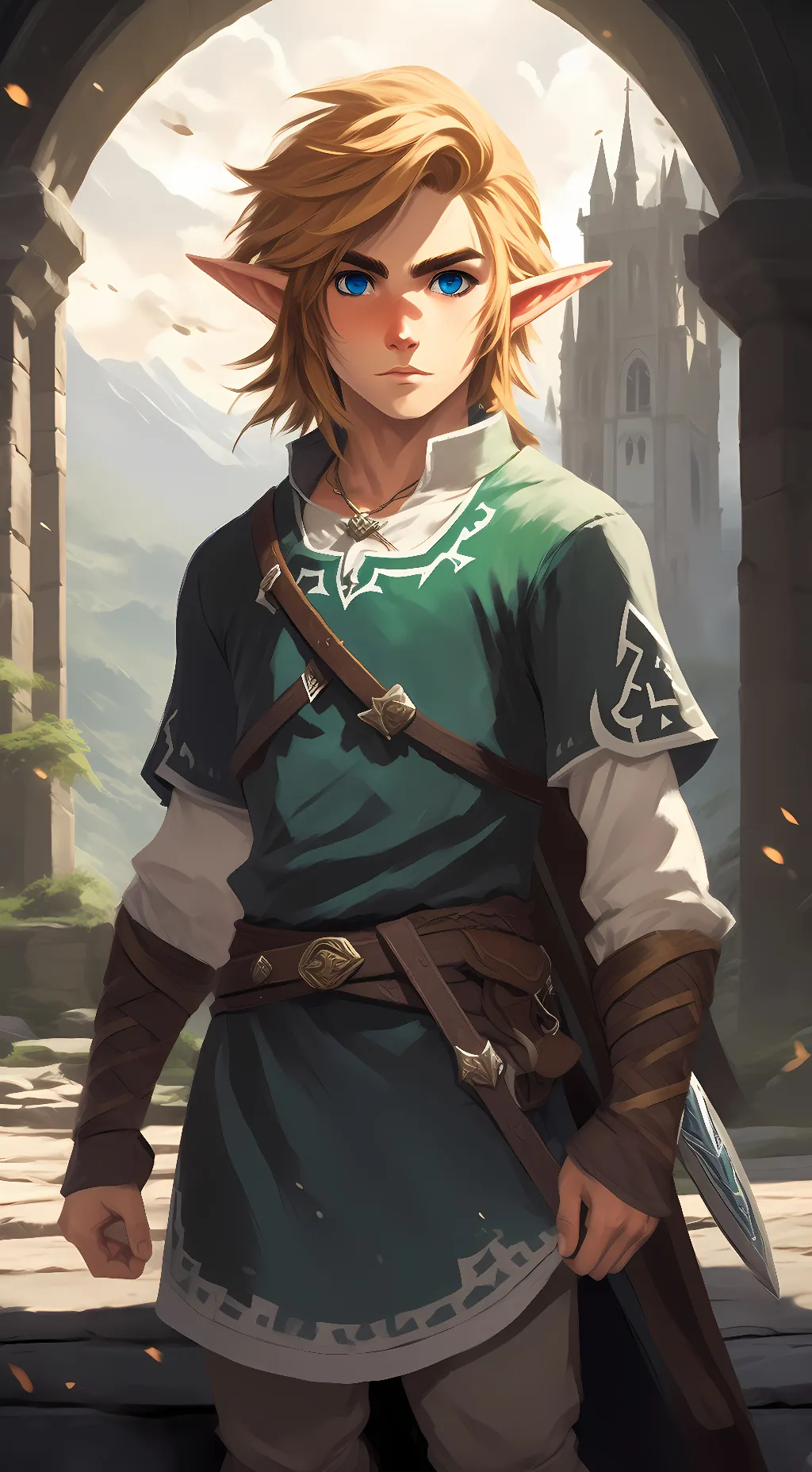 ai character: Link background