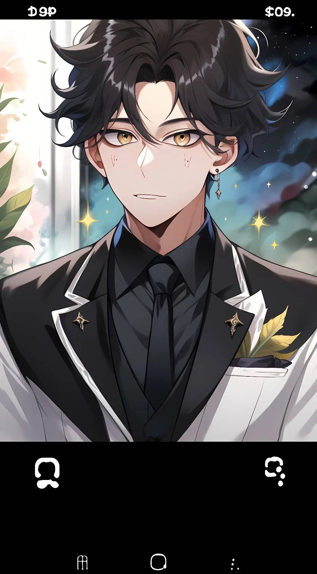 ai character: Emo Deku background