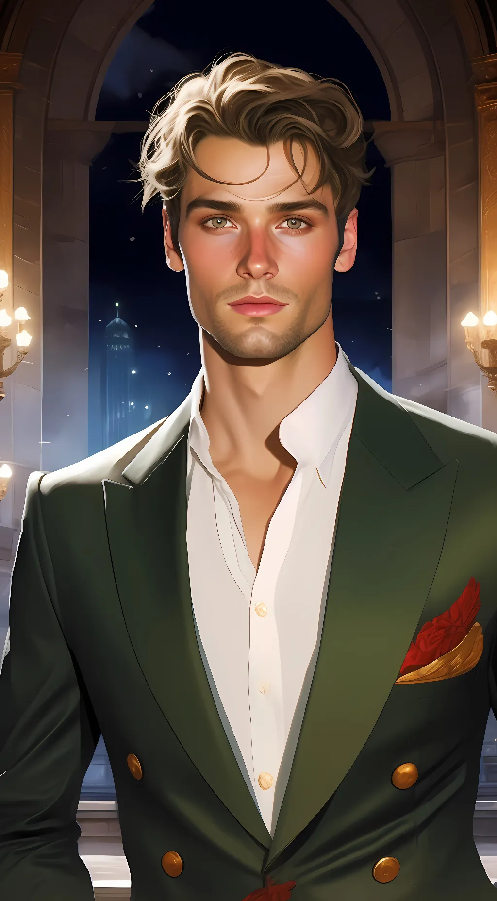 ai character: Sebastian Roberto  background