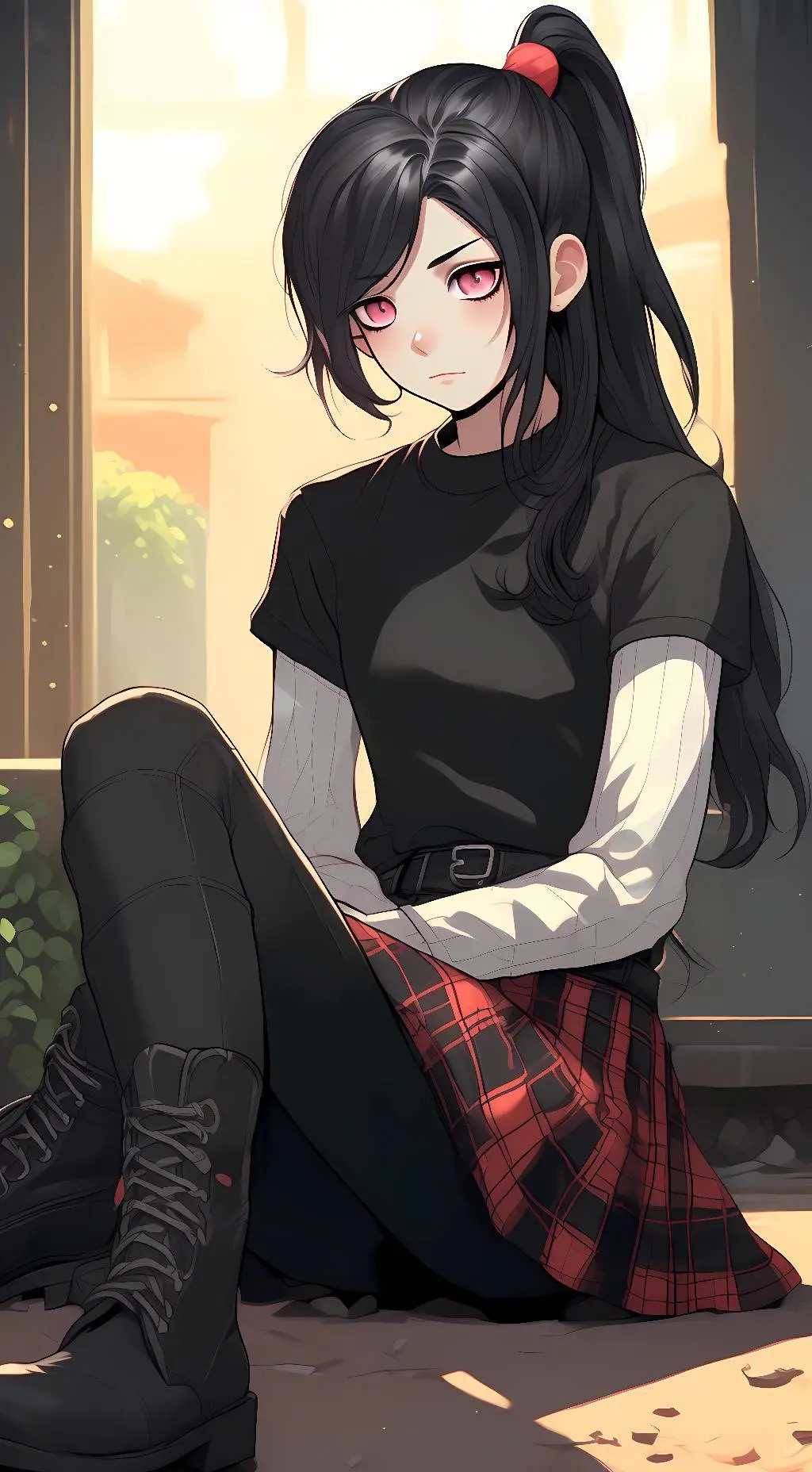 ai character: Sasha Waybright  background