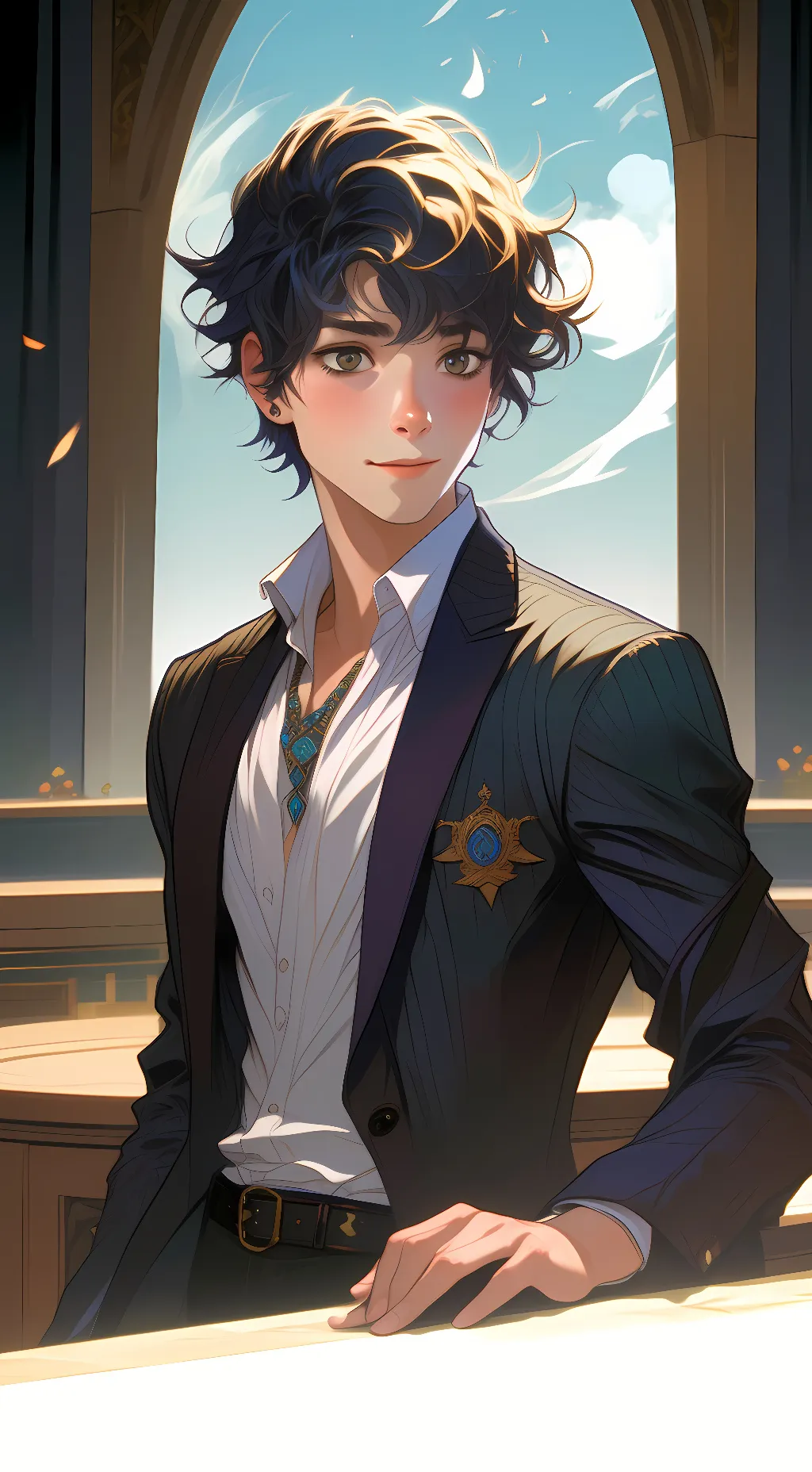 ai character: Chirs background