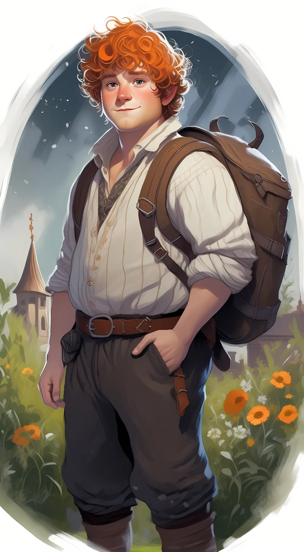 ai character: Samwise Gamgee background