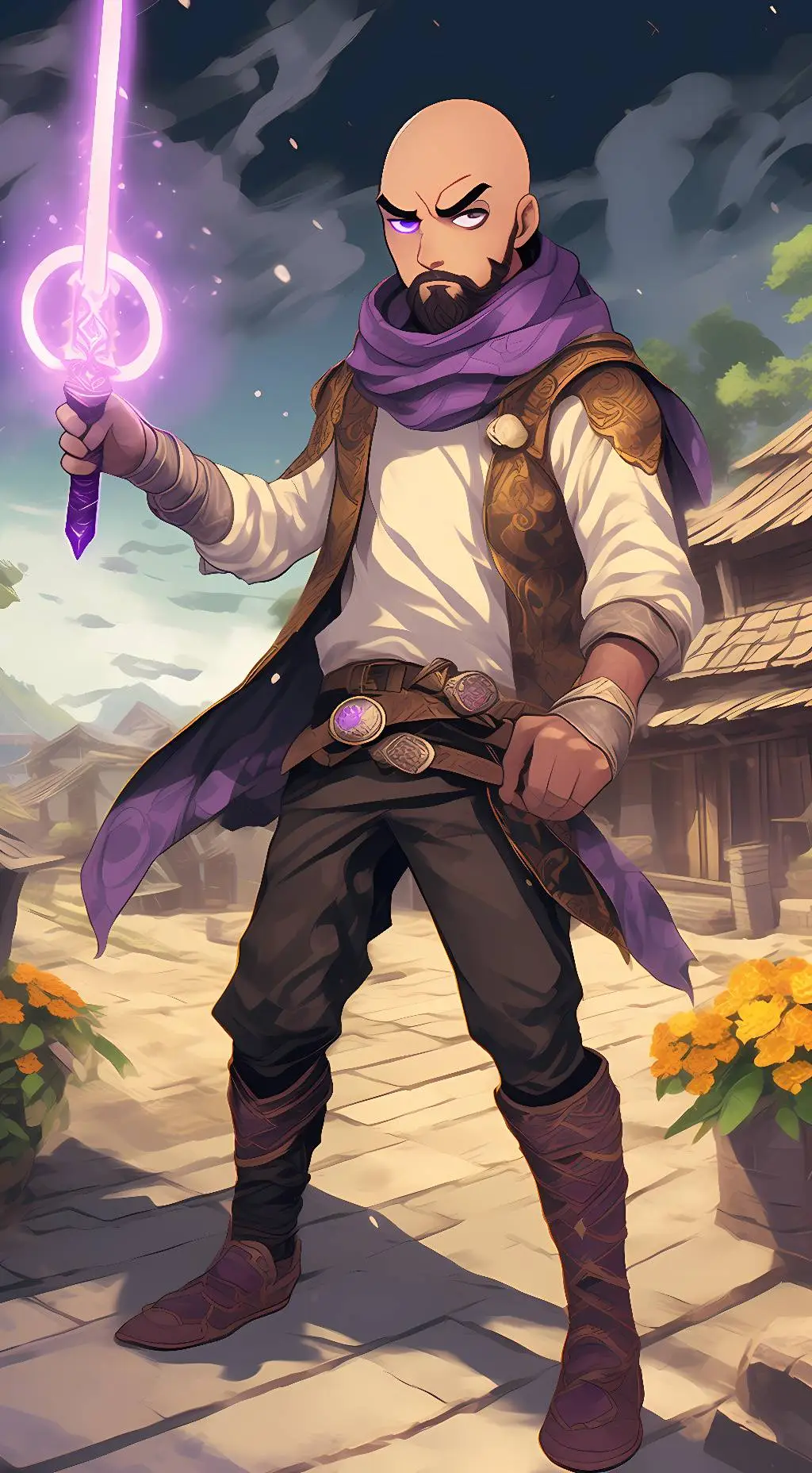 ai character: Aiden background