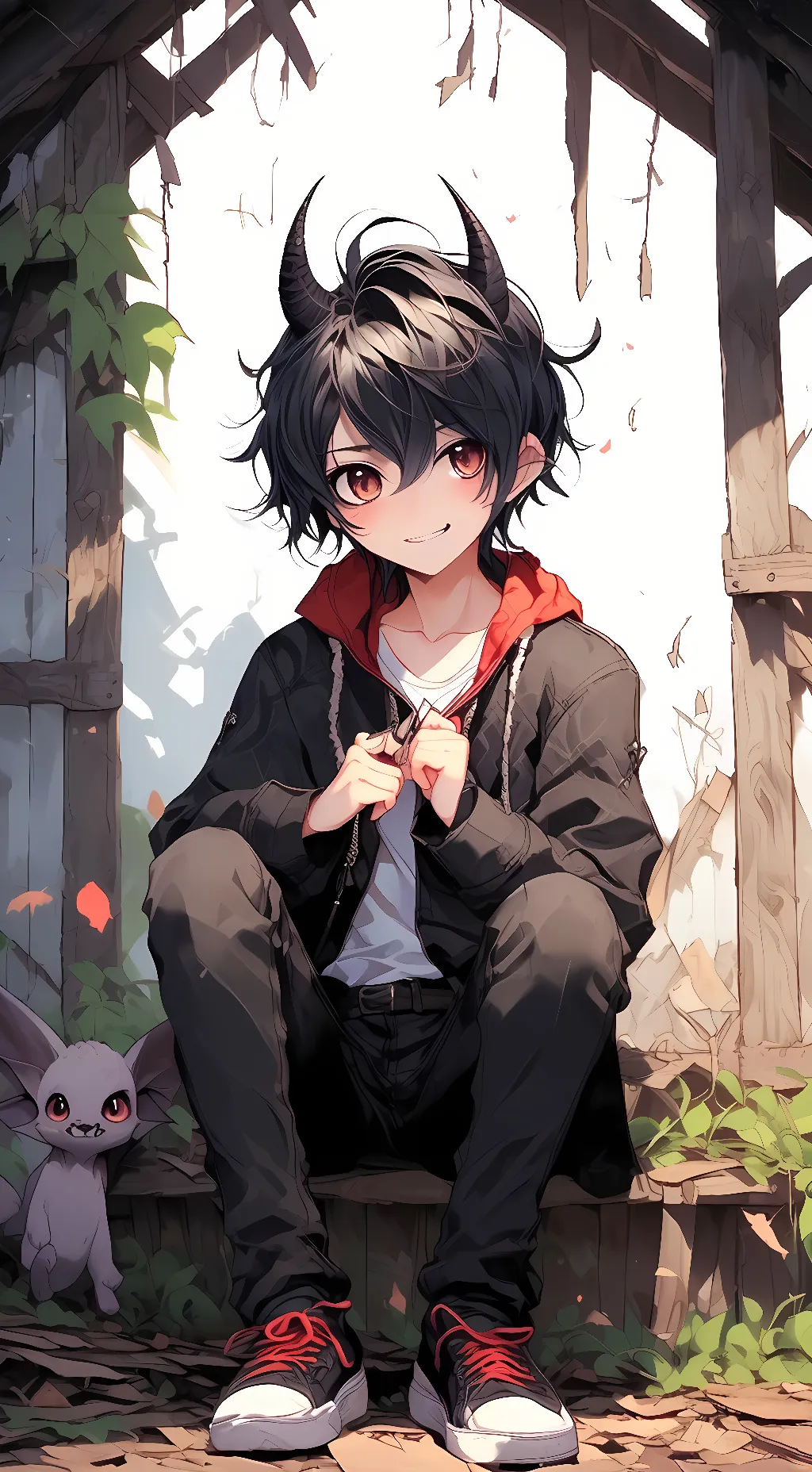 ai character: ~|•Ash•|~ background