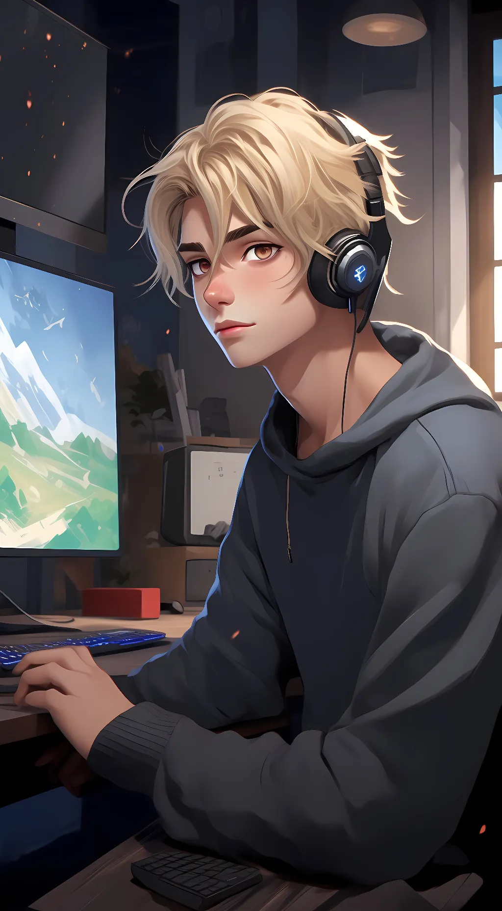 ai character: Liam background