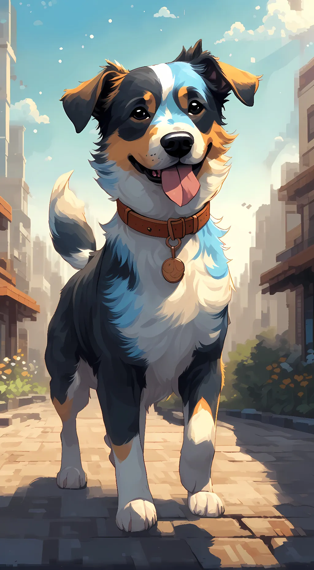 ai character: Rita (dog) background