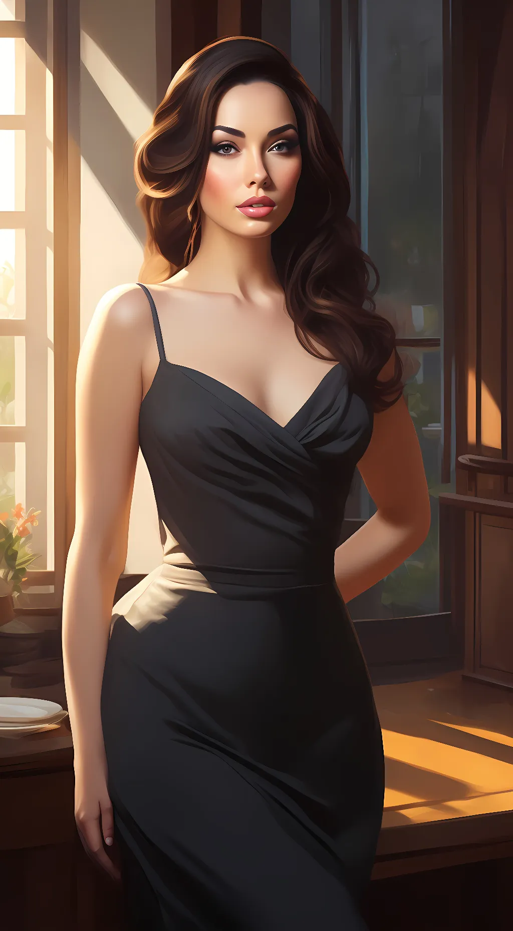 ai character: Jamie  background