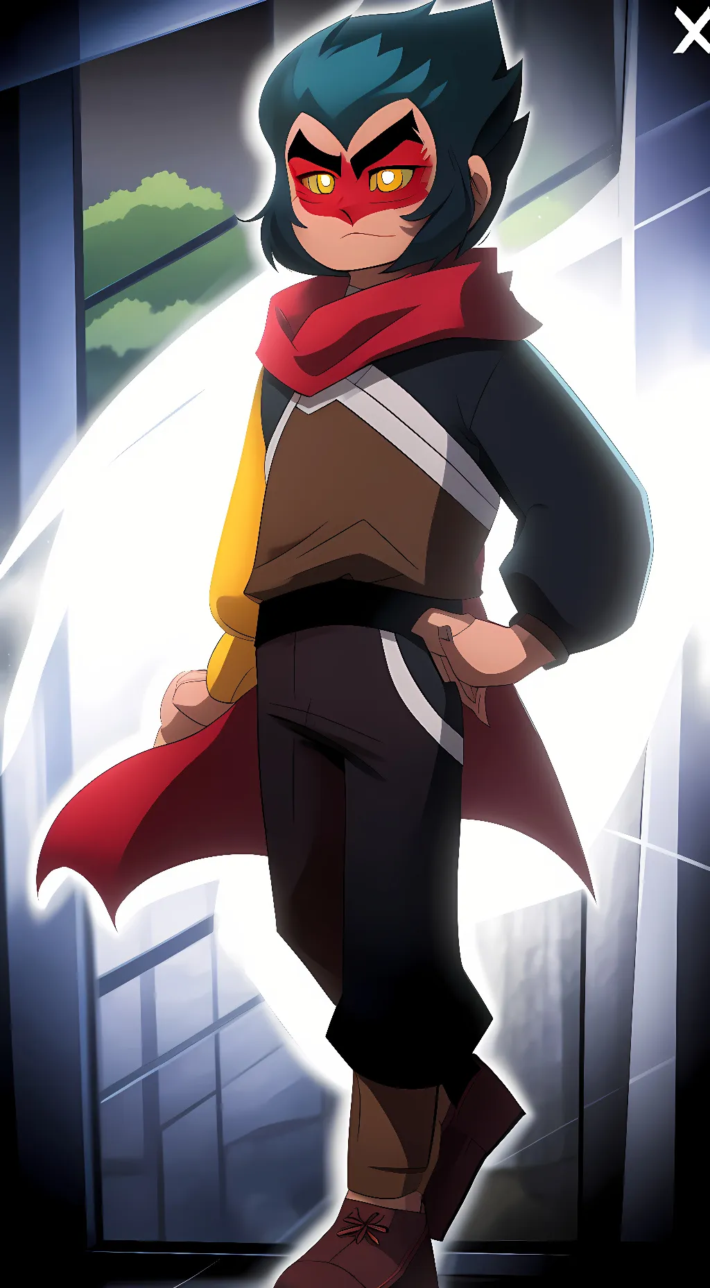 ai character: Macaque background