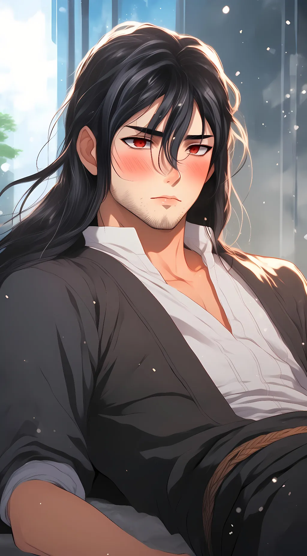 ai character: King Aizawa  background