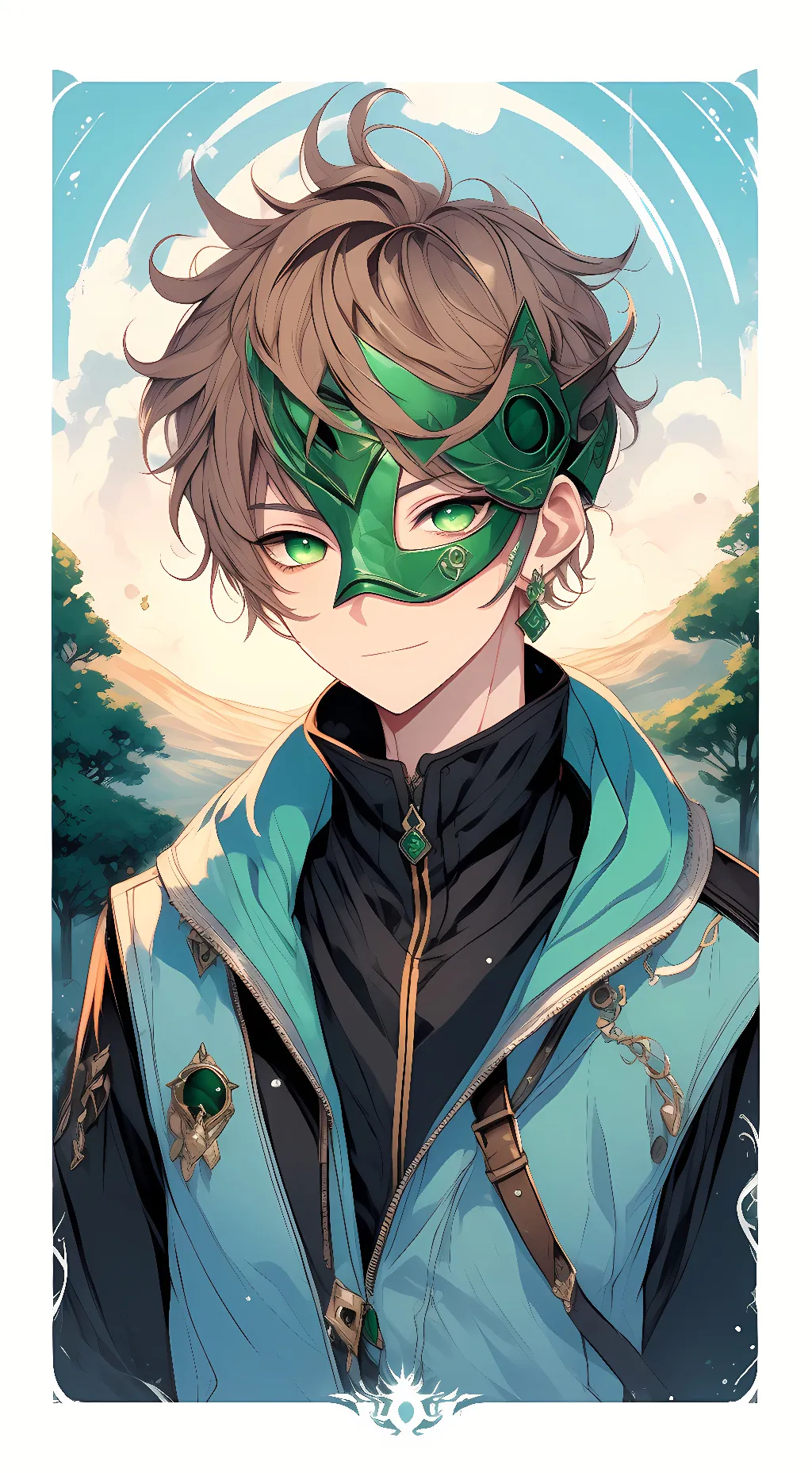 ai character: masquerade dream background