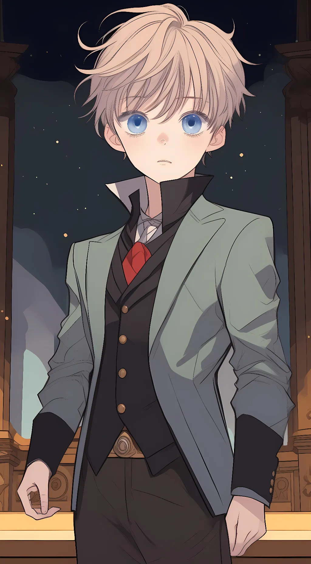 ai character: Gojo  background