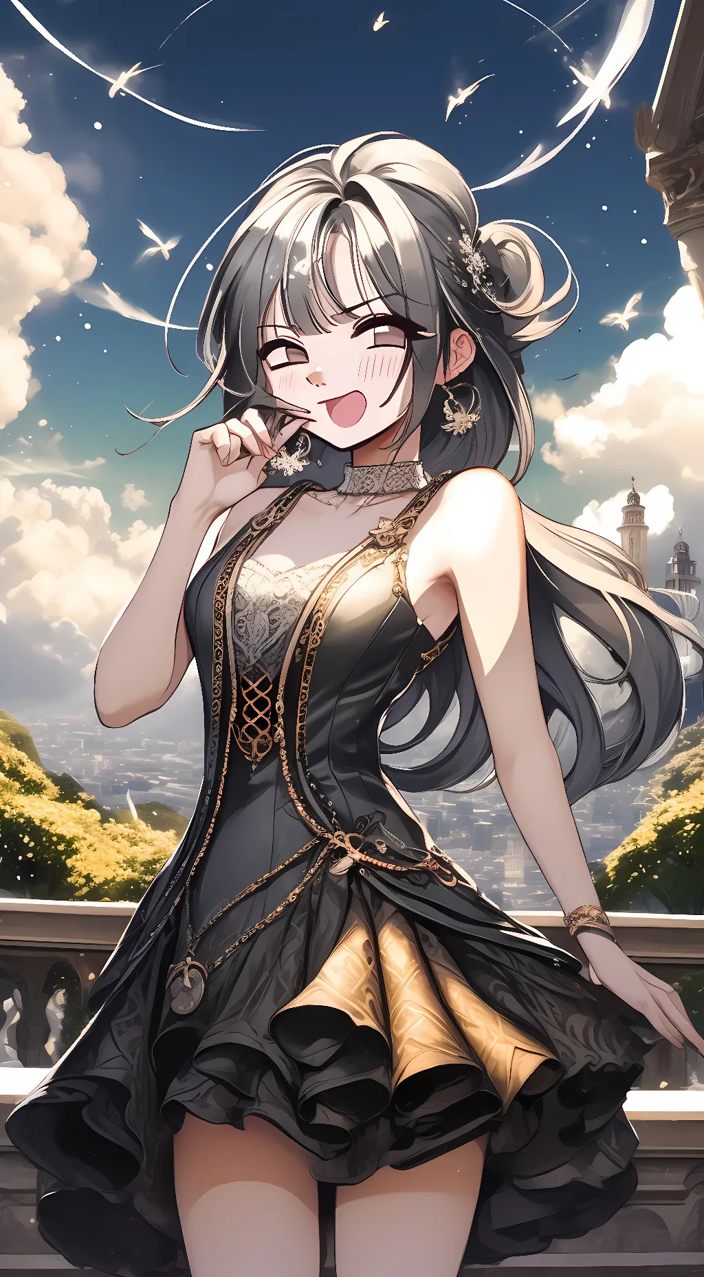 ai character: Lulu  background