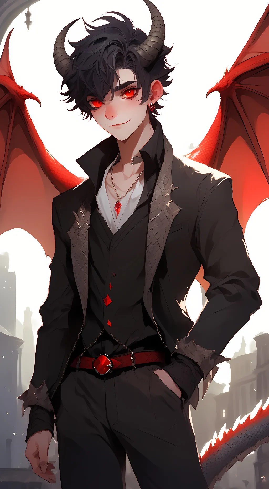ai character: Vincent  background
